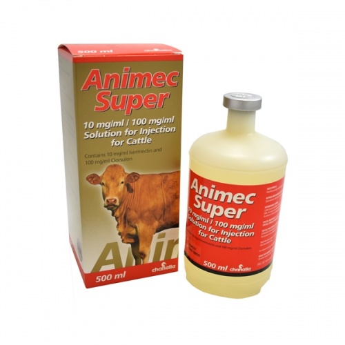 Chanelle Animec Super Solution for Injection for Cattle 